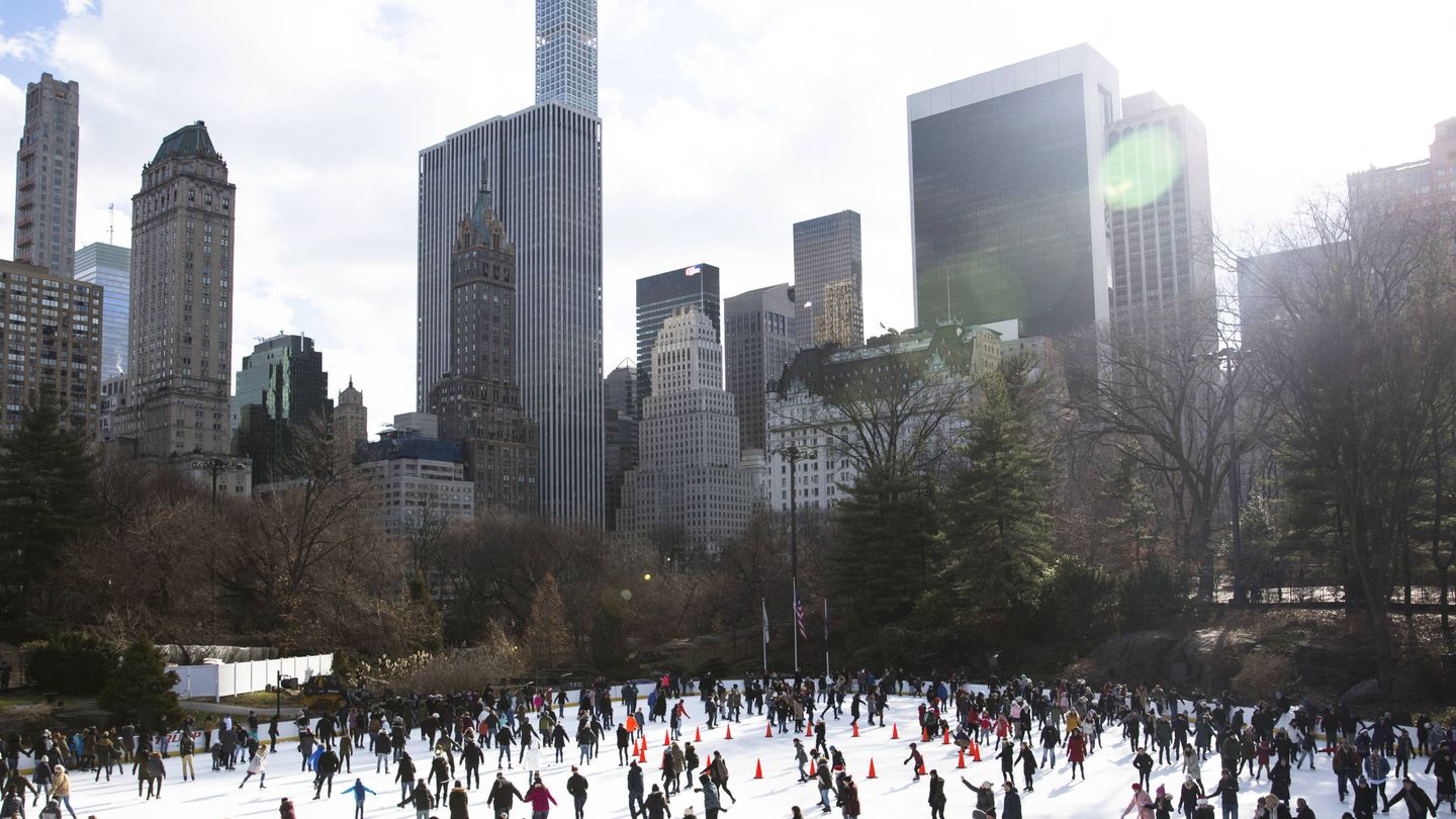 La pista de patinaje de Central Park en Nueva York (Getty Images)