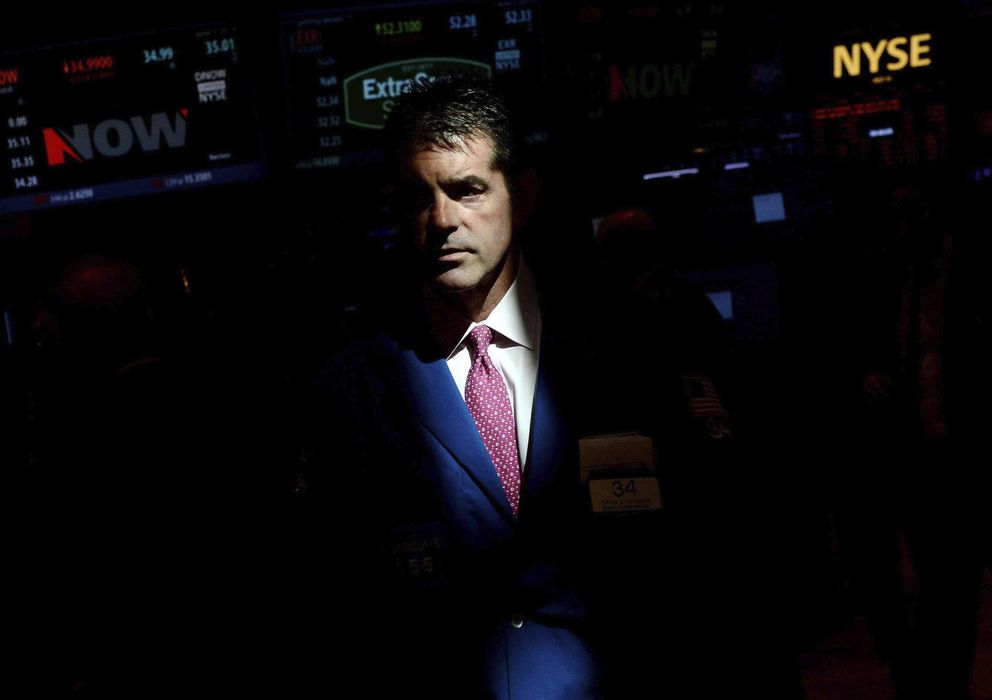 Foto: Imagen de un broker en la Bolsa de Nueva York