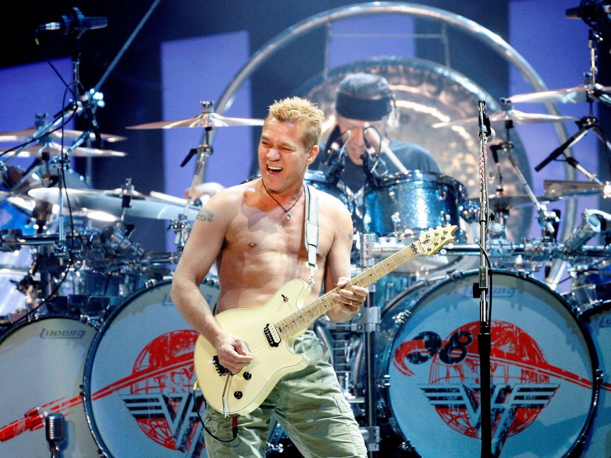 Foto: Eddie Van Halen en concierto (Reuters)