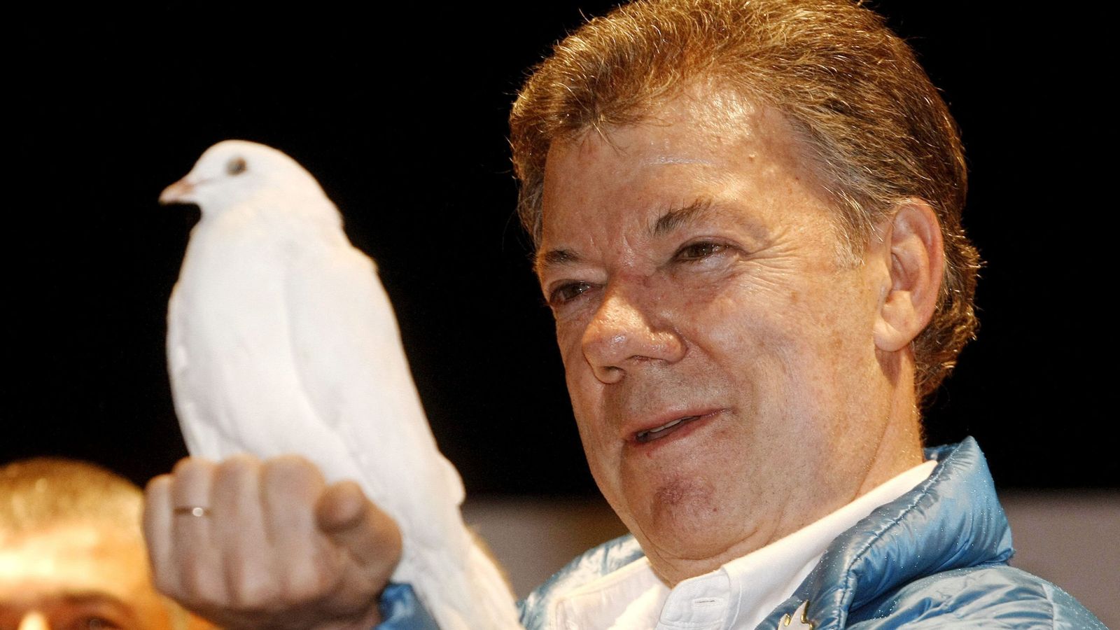 Foto: Nobel de la Paz para el presidente colombiano, Juan Manuel Santos. (EFE)