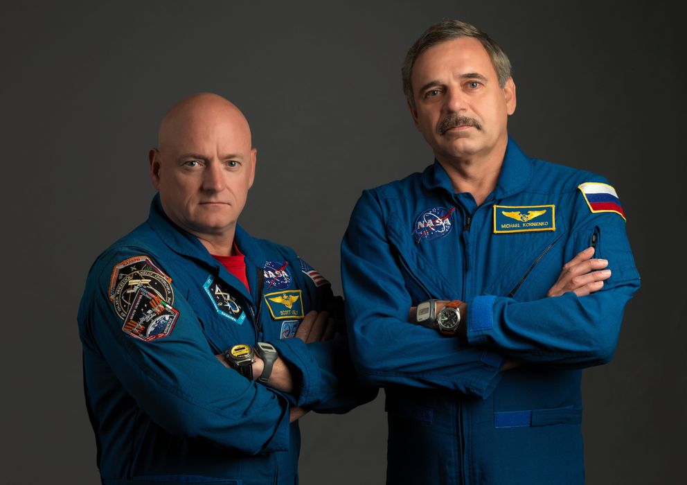 Foto: Scott Kelly y Mijail Kornienko pasarán un año en órbita