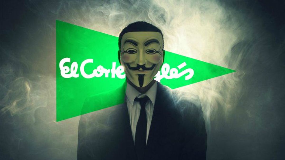 Anonymous se cuela en El Corte Inglés para filtrar sus gastos