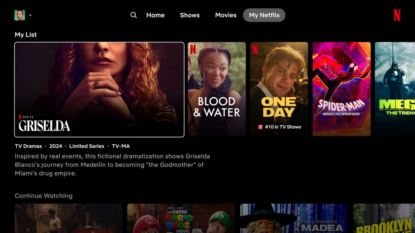 Así luce el nuevo diseño de la 'app' de Netflix para Smart TV (Reuters)
