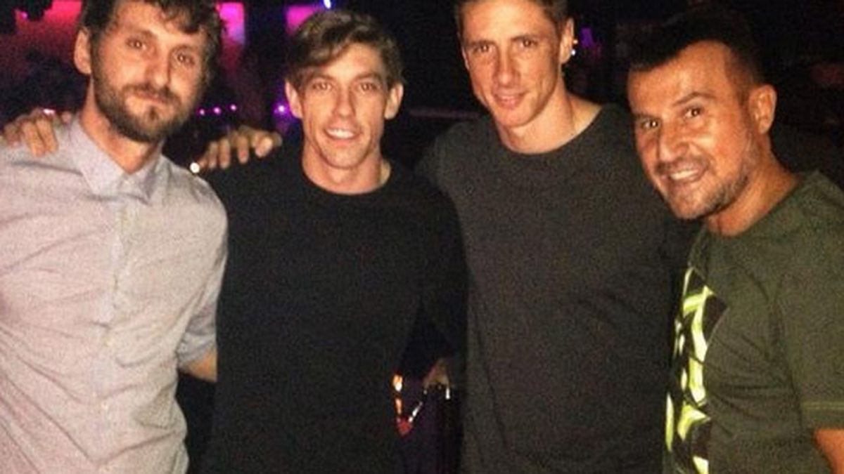 Fernando Torres aprovecha su visita a España para disfrutar de la noche madrileña