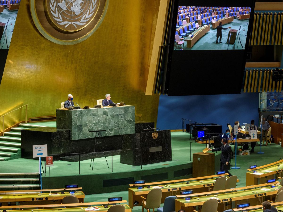 Foto: Elección de los nuevos miembros del Consejo de Derechos Humanos de la ONU, el pasado octubre. (EFE)
