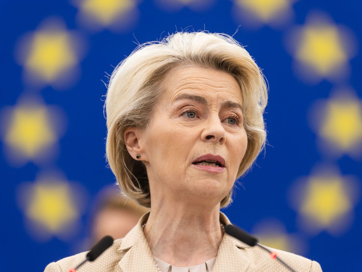 Foto: La presidenta de la Comisión Europea, Ursula von der Leyen. (DPA/Philipp von Ditfurth)