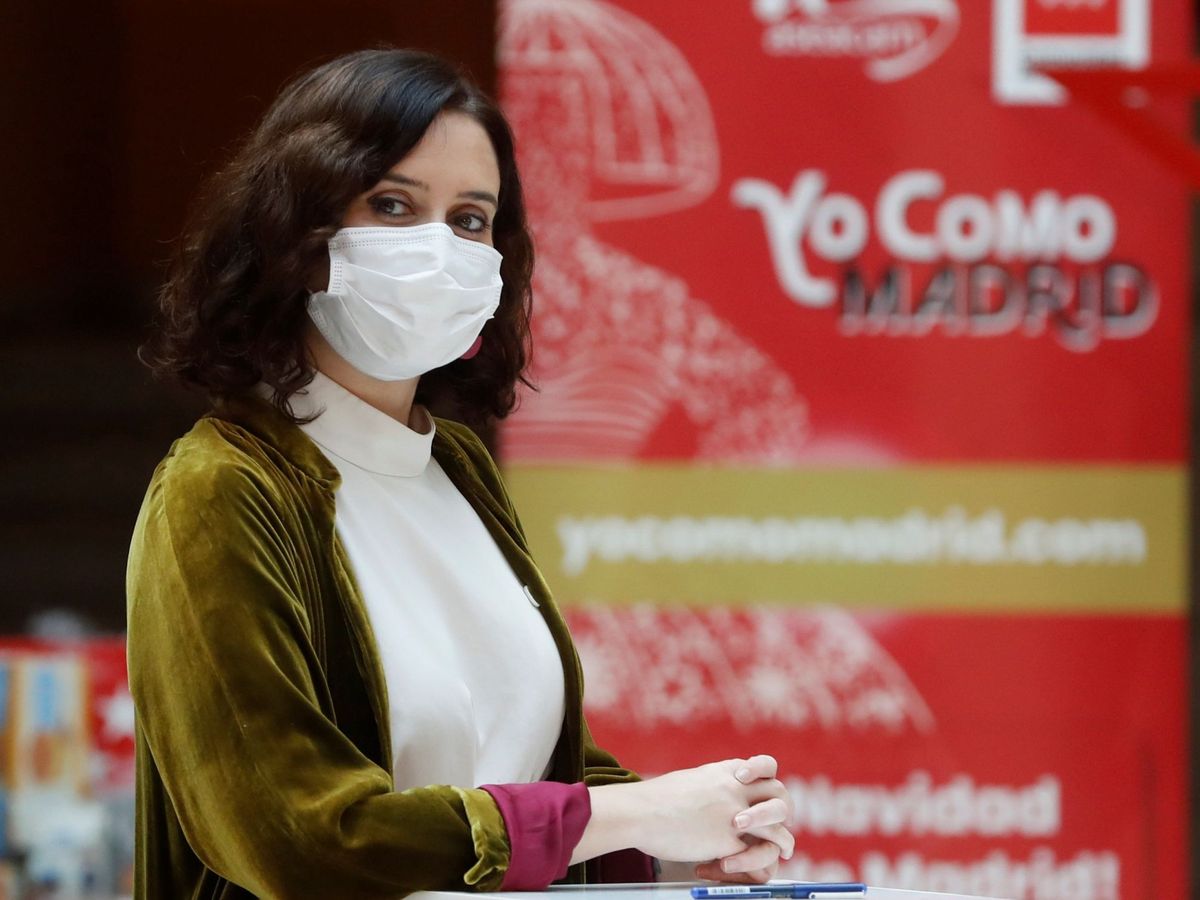 Foto: La presidenta de la Comunidad de Madrid, Isabel Díaz Ayuso, hoy. (EFE)