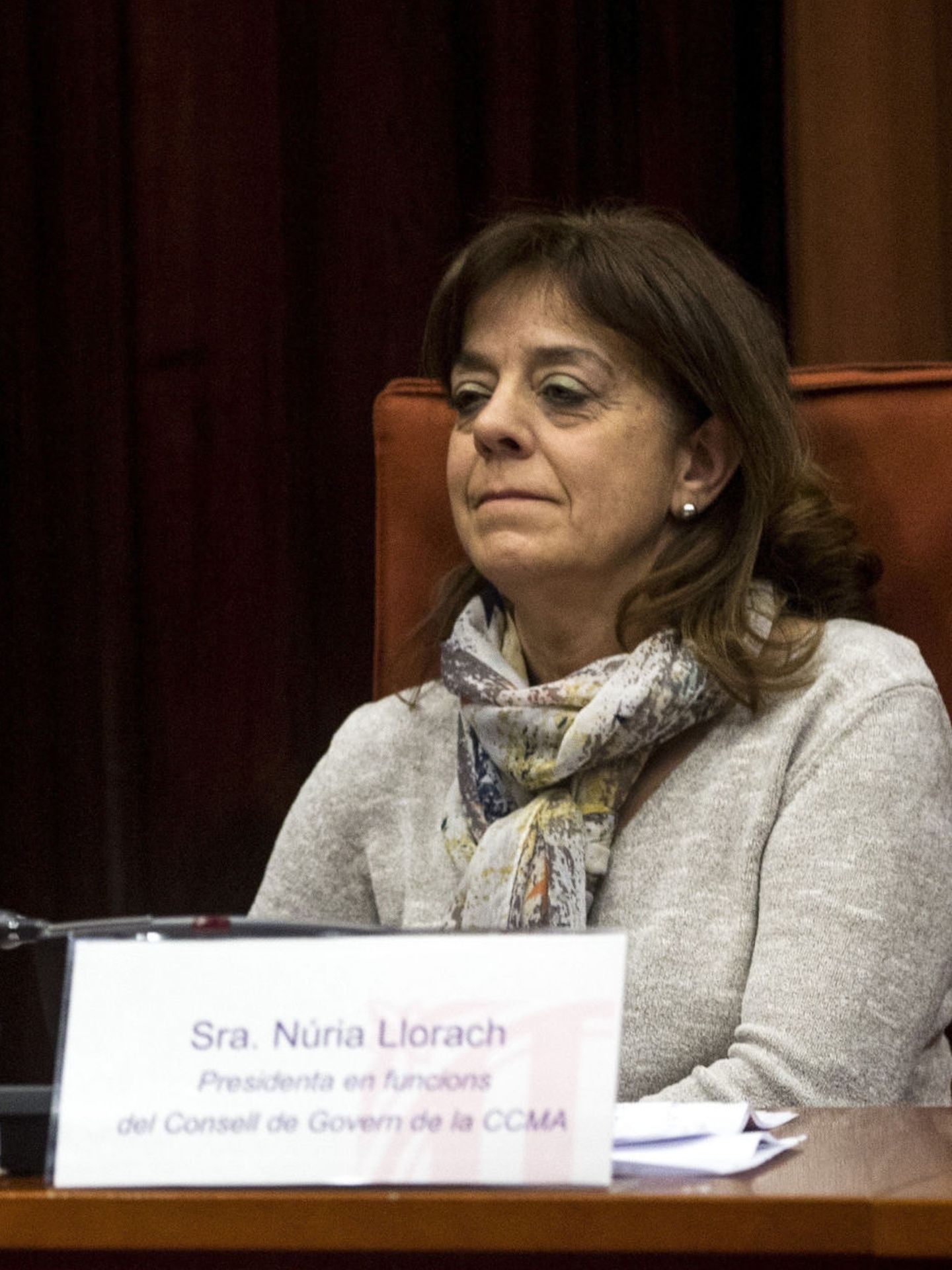 La presidenta de CCMA, Núria Llorach. (EFE)