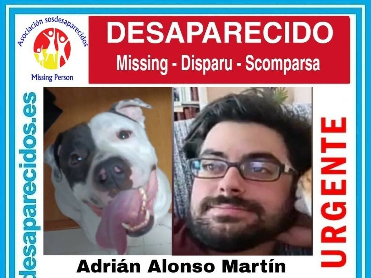 Foto: Adrián Alonso, desaparecido en Torrejón. Fuente: Sos Desaparecidos