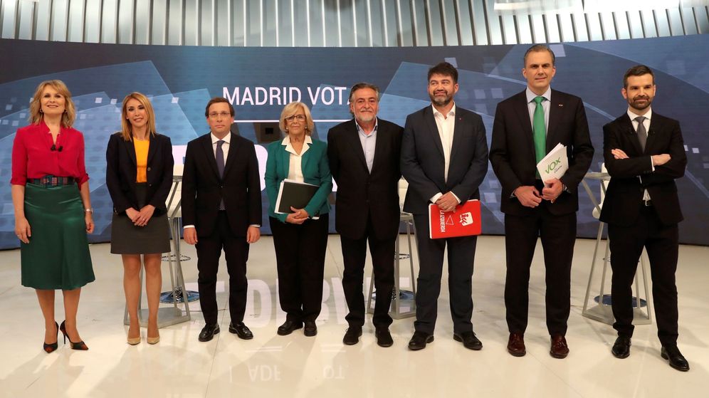 Foto: Debate de candidatos al ayuntamiento de madrid en telemadrid