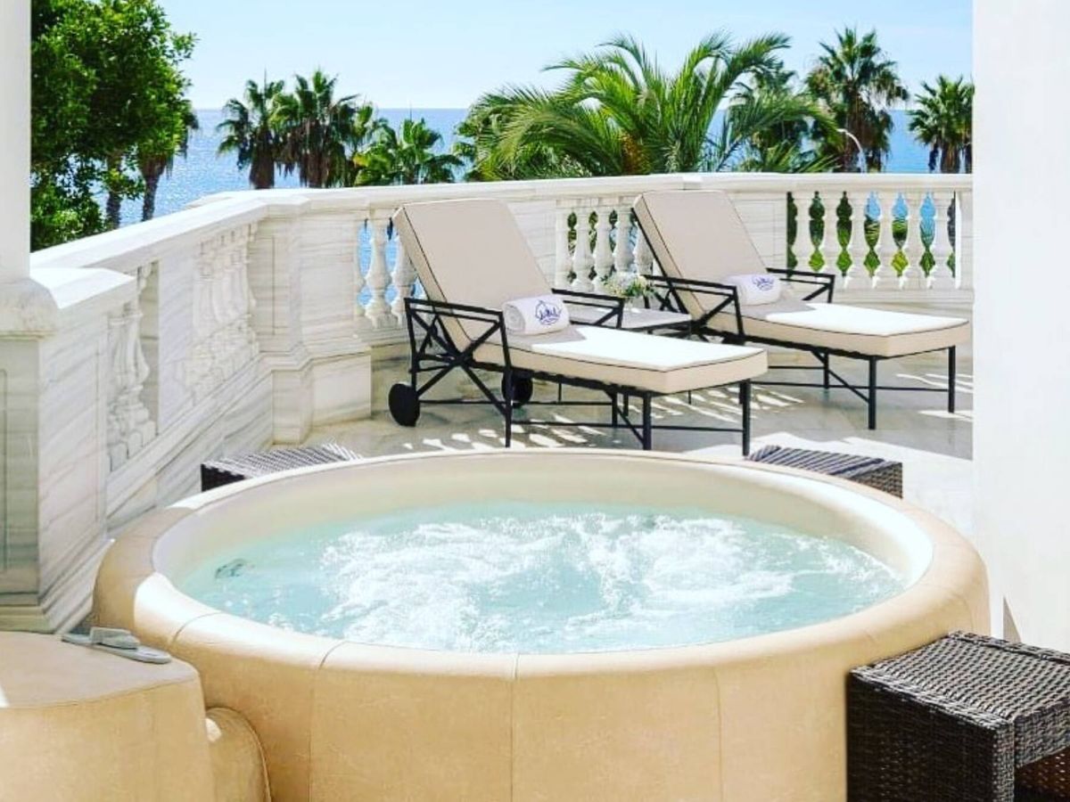 Foto: Hoteles de 5 estrellas españoles, en la imagen, detalle del Gran Hotel Miramar de Málaga. (Instagram @granhotelmiramar)