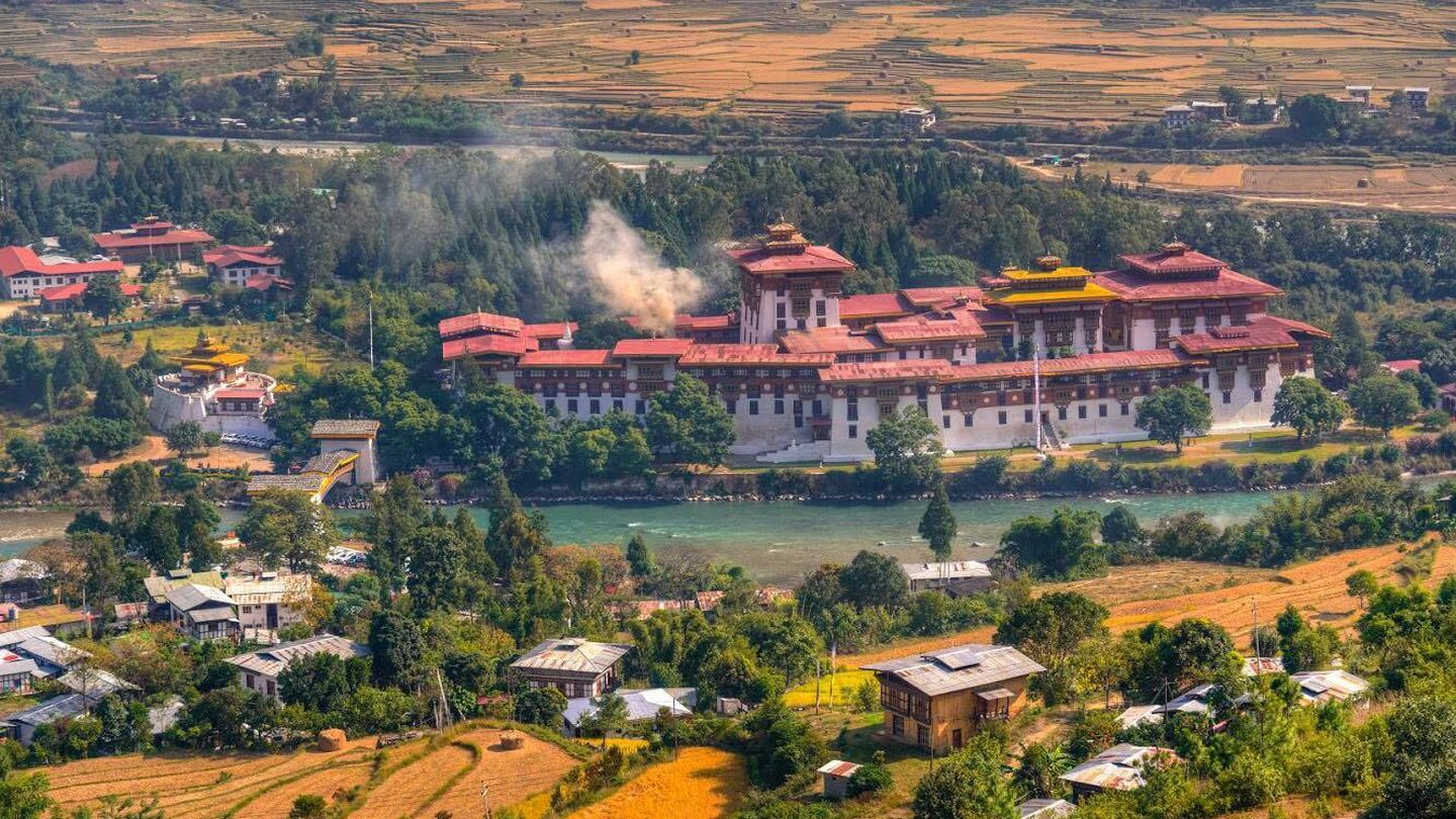 Palacio Dechencholing de Bután. (Facebook @KingJigmeKhesar)