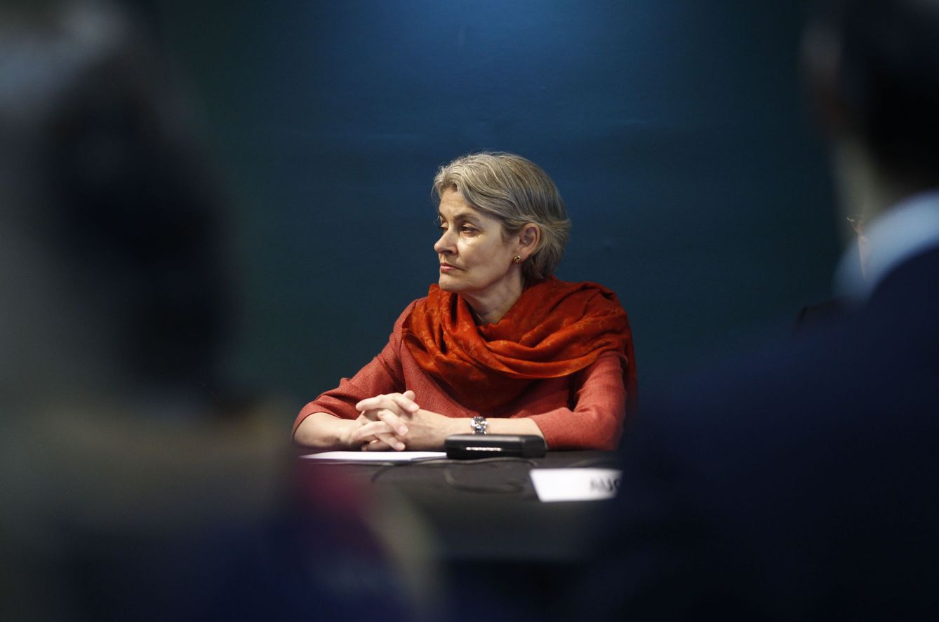 La actual directora general de la Unesco, Irina Bokova, en Montevideo, junio de 2016 (EFE)