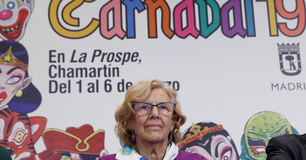 Foto: Manuela Carmena presenta la programación del Carnaval 2019 en Madrid (EFE)