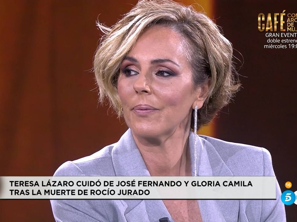 Foto: Rocío Carrasco, en 'En el nombre de Rocío'. (Mediaset)
