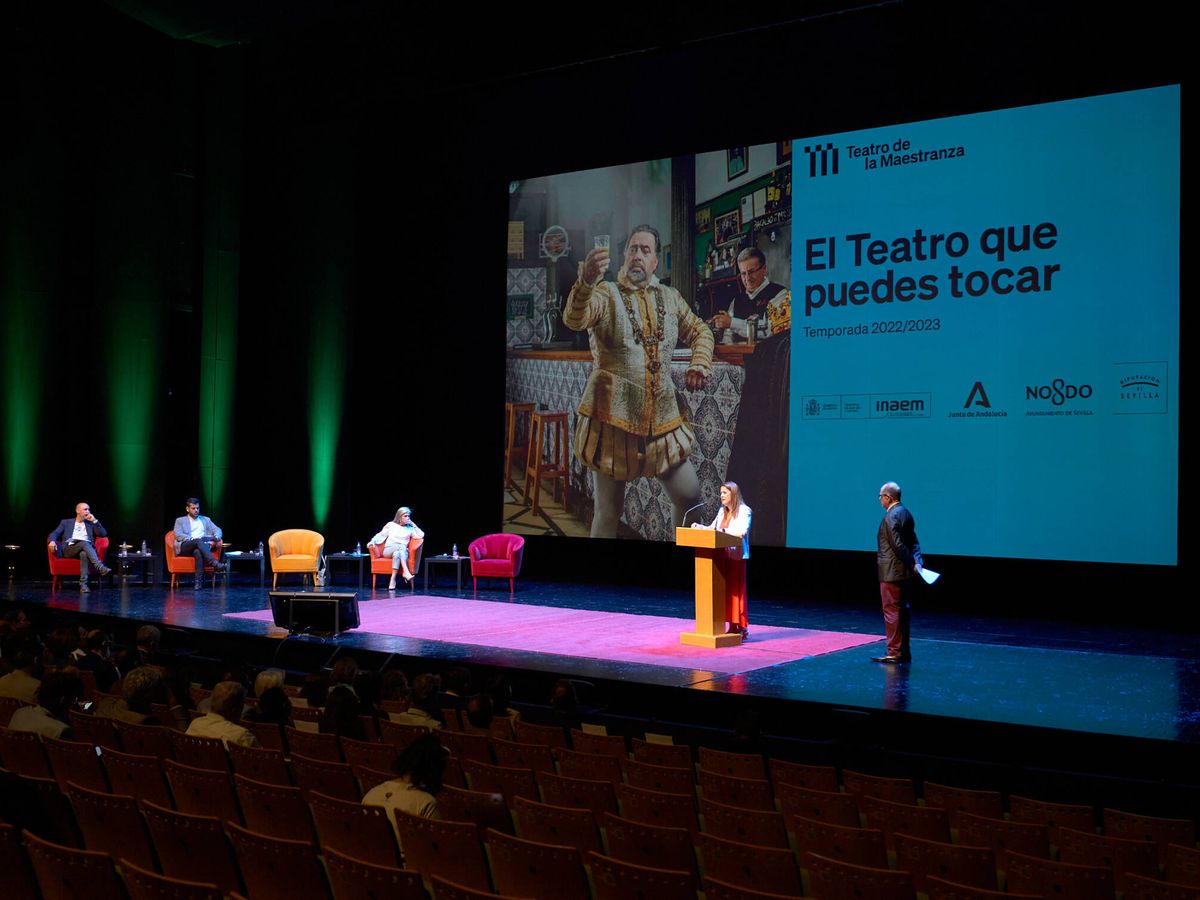 Foto: Presentación de la temporada 2022-23 en el Teatro de la Maestranza.