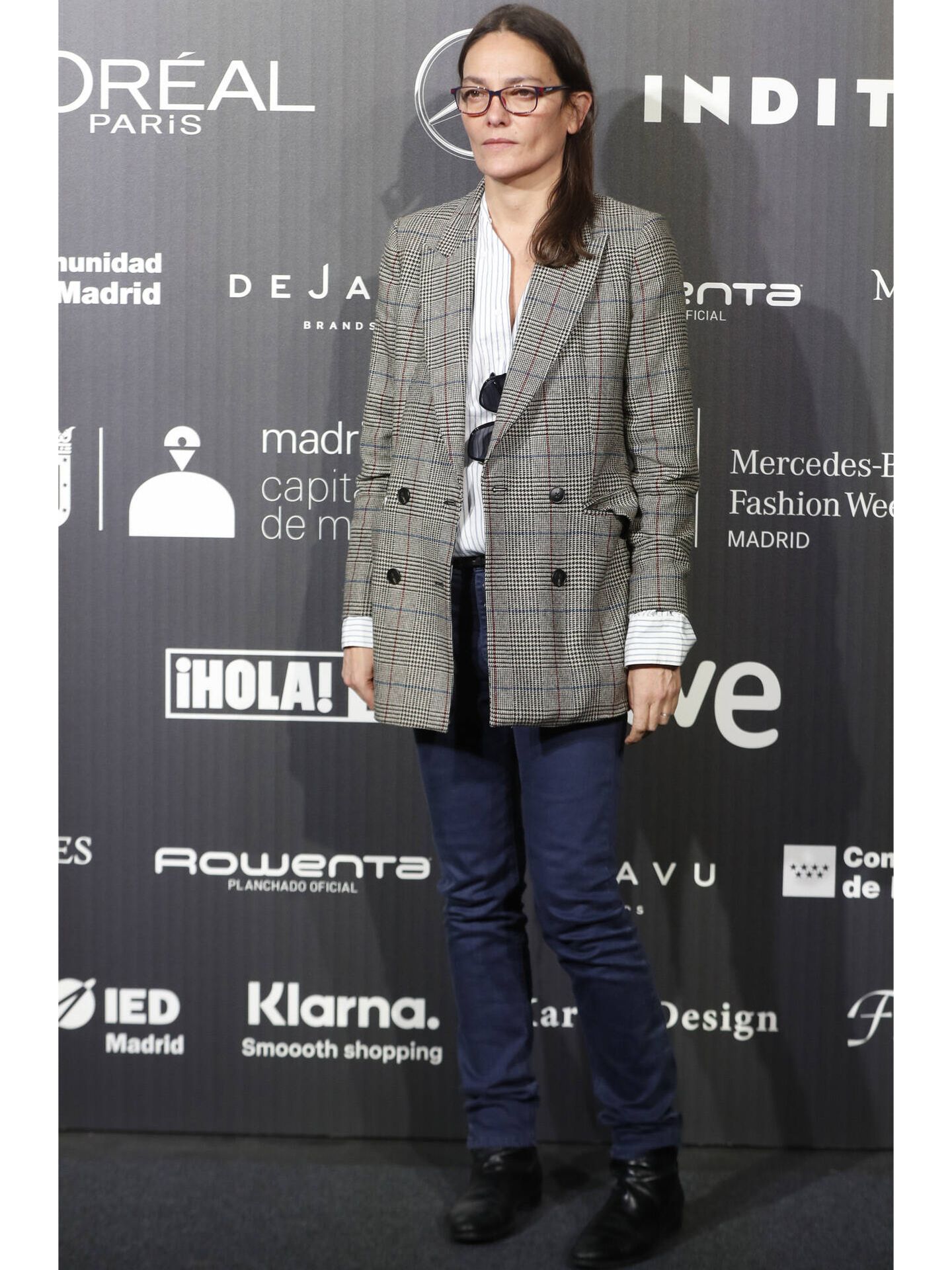Laura Ponte, en la Mercedes-Benz Fashion Week. (Gtres)