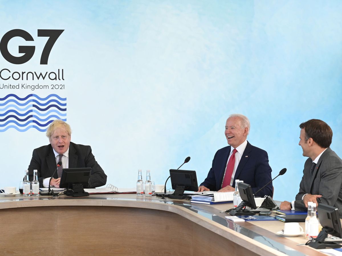 Foto: Reunión del G7 en Cornwall (Reino Unido). (Reuters)