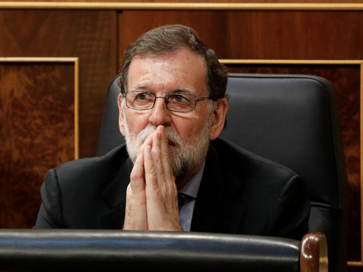 Mariano Rajoy, durante la votación de los presupuestos | Reuters