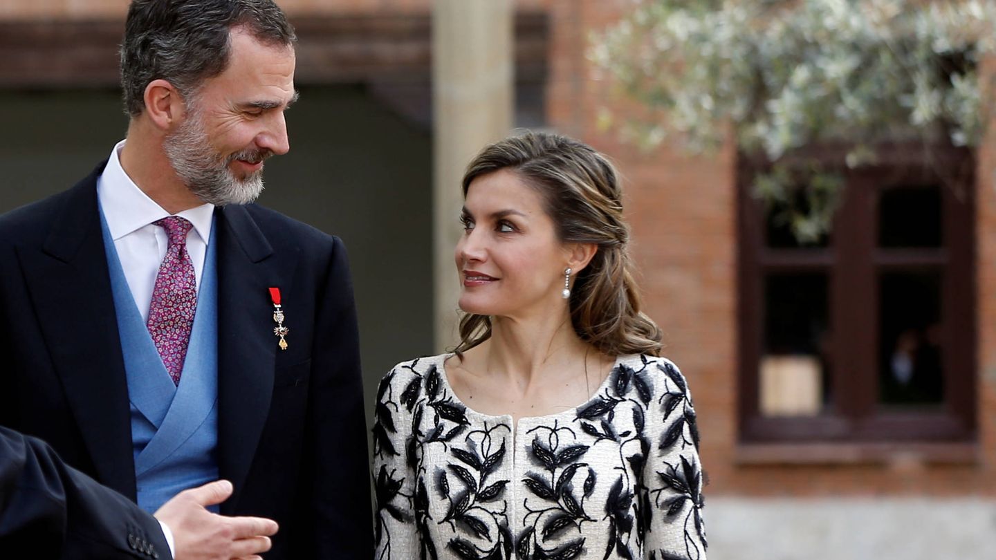  Felipe y Letizia en los premios Cervantes. (Reuters)