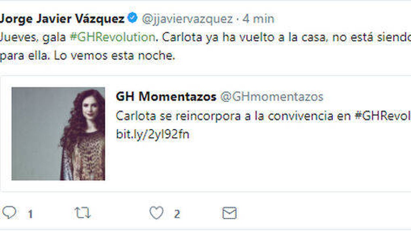 Captura del tuit de Jorge Javier. (Twitter)