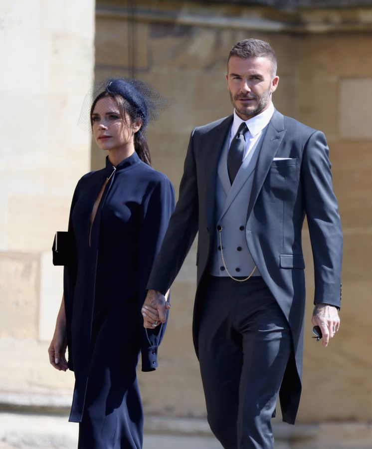 Foto: Victoria y David Beckham, en la boda real el pasado mayo. (Getty)