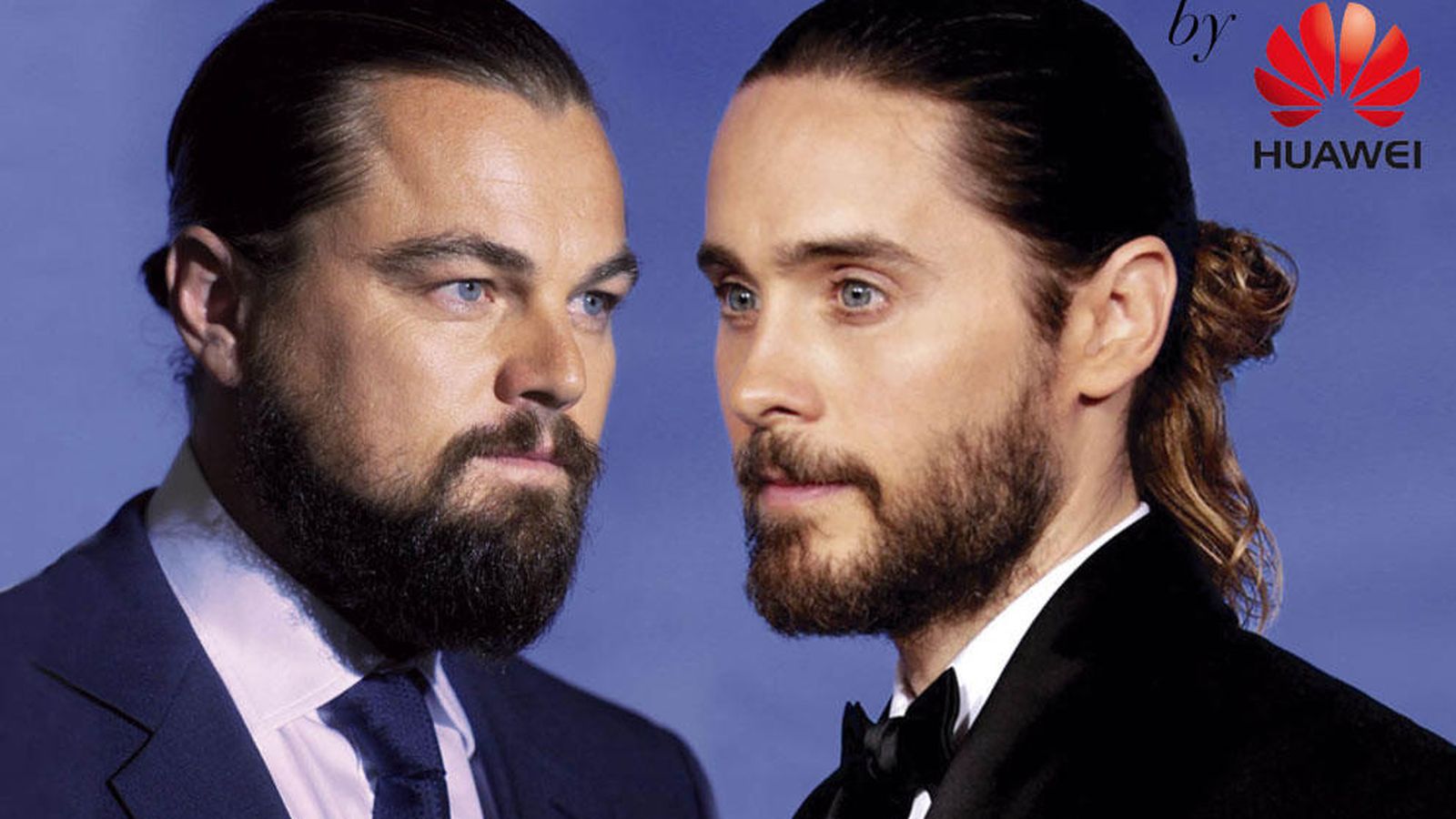 Foto: Leonardo DiCaprio y Jared Leto han sido dos de los precursores del moño masculino (Vanitatis)