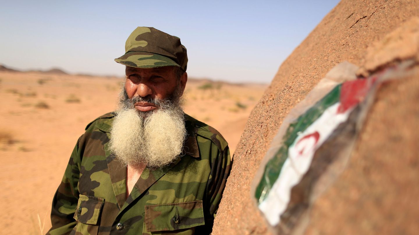 Un soldado en Tifariti, parte liberada por el Frente Polisario en el Sáhara Occidental. (Reuters)