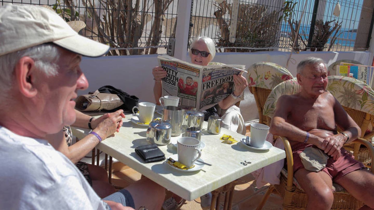 Turistas británicos en Magaluf, Mallorca. (Reuters)