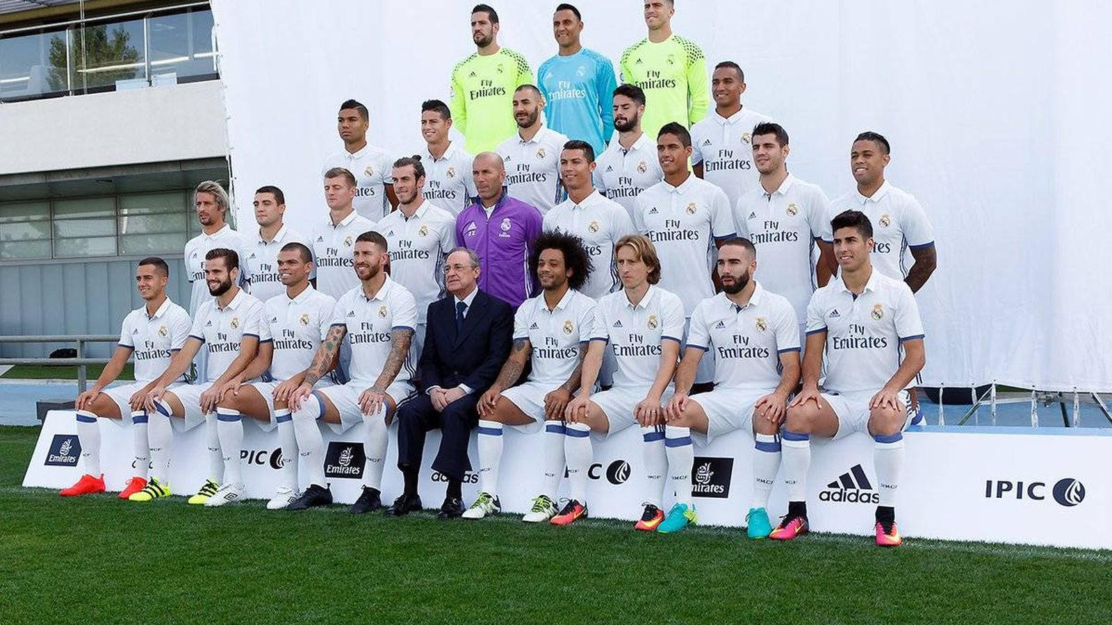 Foto: La foto oficial del Real Madrid. (Realmadrid.com)
