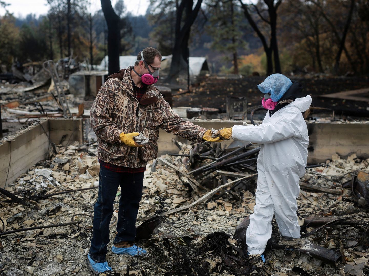 La localidad californiana de Paradise, arrasada por el fuego (REUTERS/E.Nouvelage)
