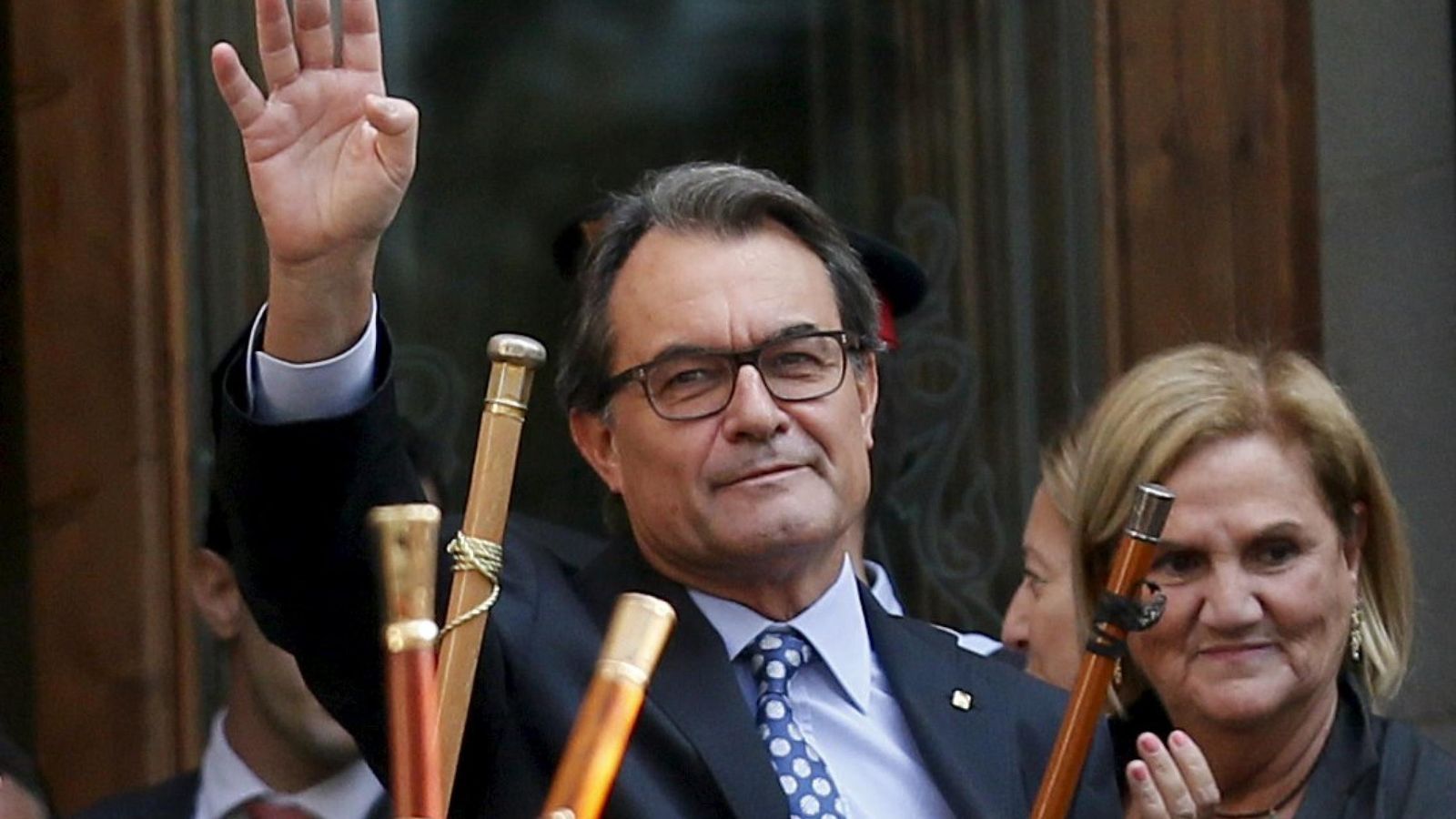 Foto: El 'president' de la Generalitat, Artur Mas, el día de su declaración ante el juez. (Reuters)