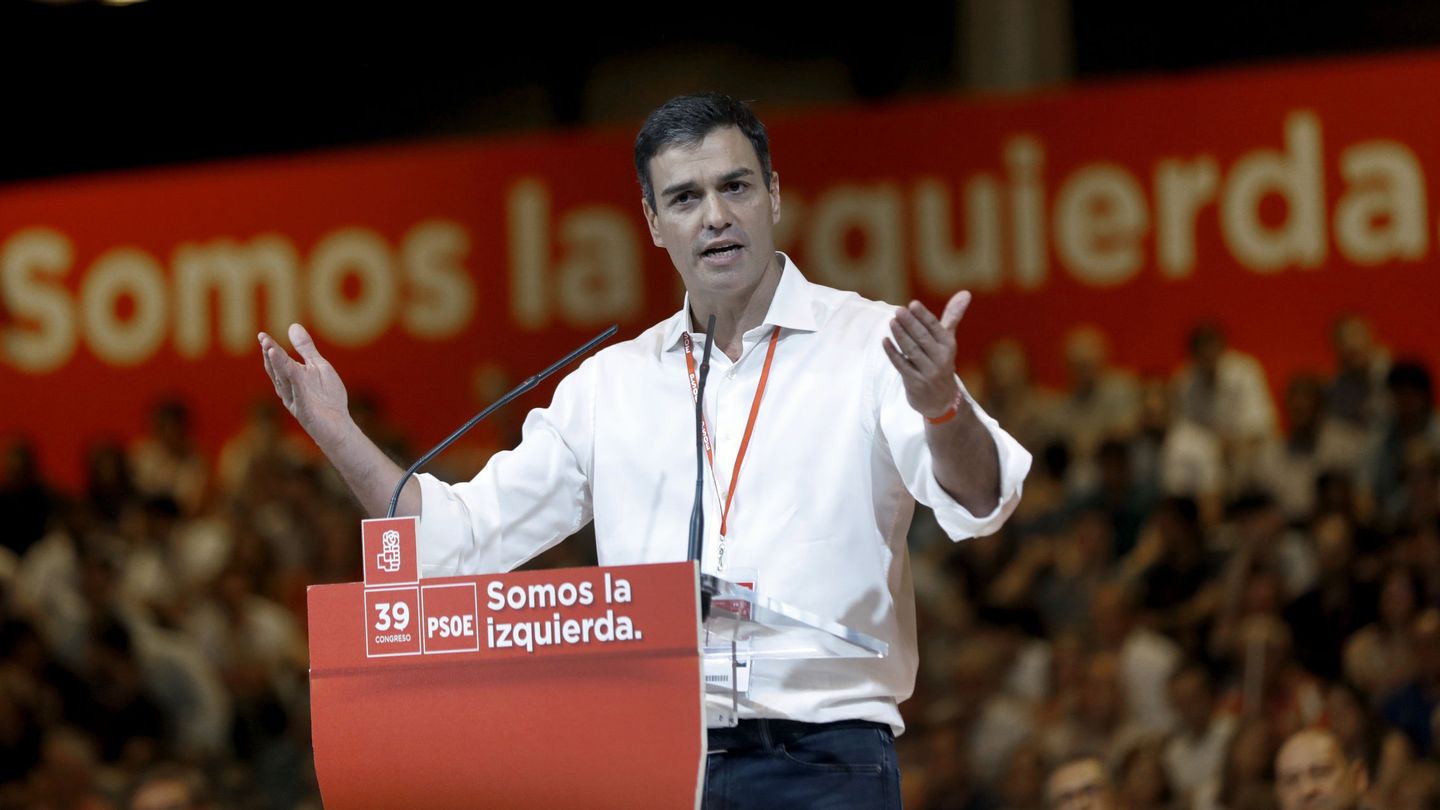 Pedro Sánchez, en la clausura del 39º Congreso Federal del PSOE. (EFE)