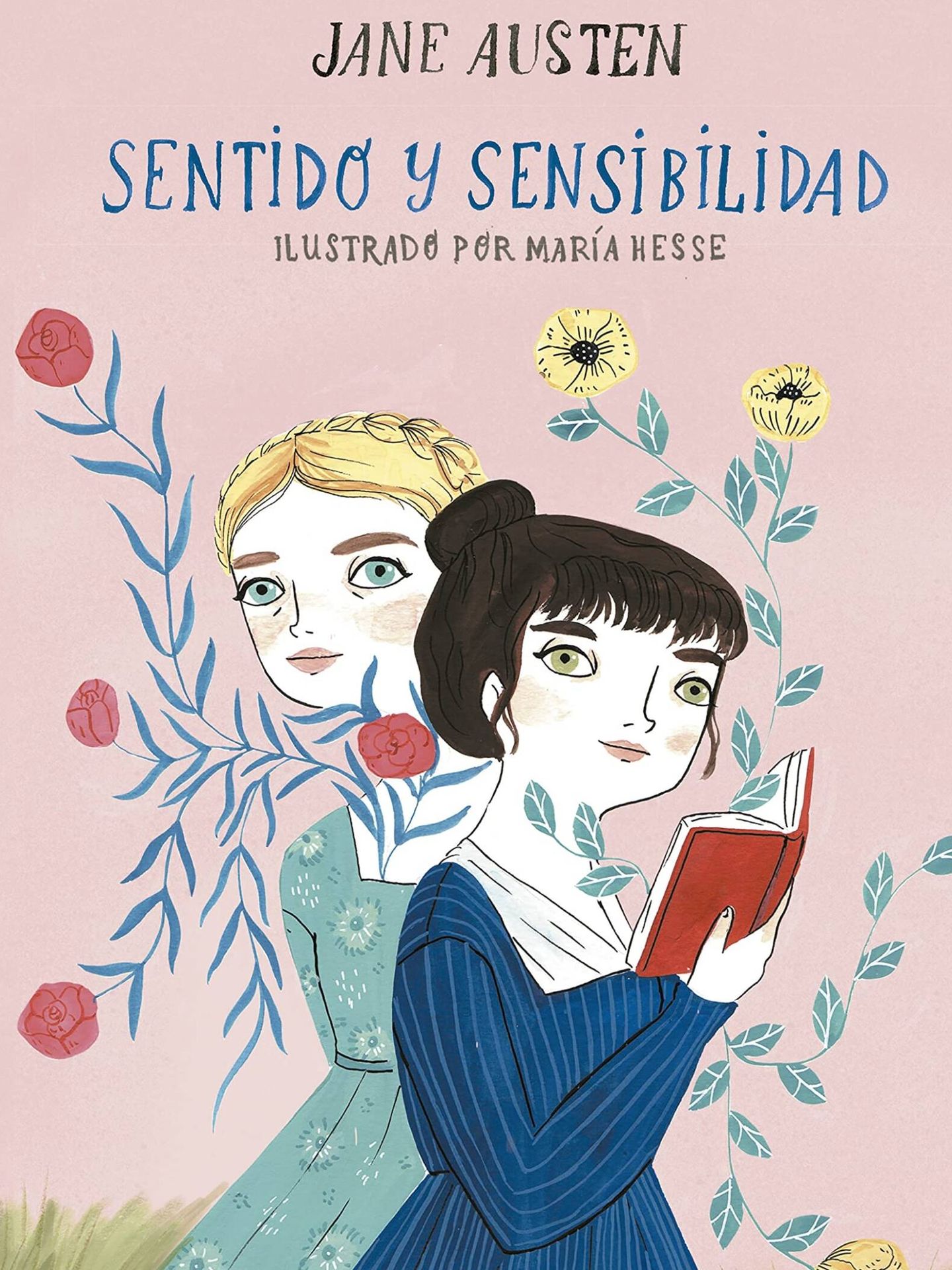 Portada de 'Sentido y sensibilidad', ilustrada por la artista María Hesse. (Amazon/Cortesía)