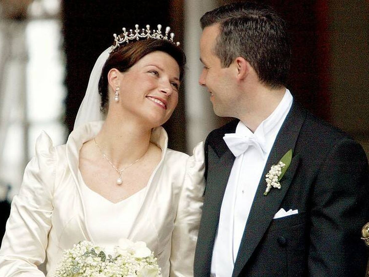 Foto: La princesa Marta Luisa de Noruega y Ari Behn el día de su boda. (Getty)