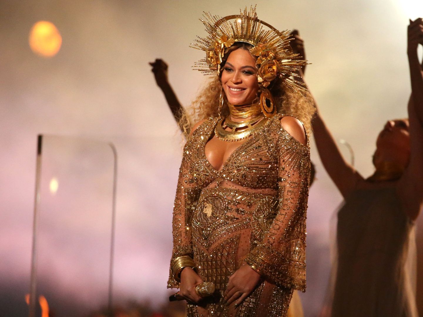 La actuación de Beyoncé en los Grammy dio lugar a muchas teorías Illuminati.