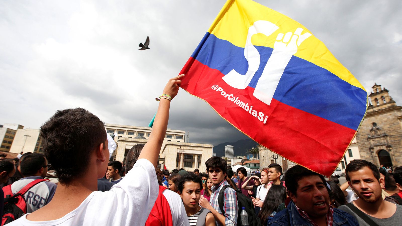 Foto: Un grupo de estudiantes en Bogotá. (Reuters)