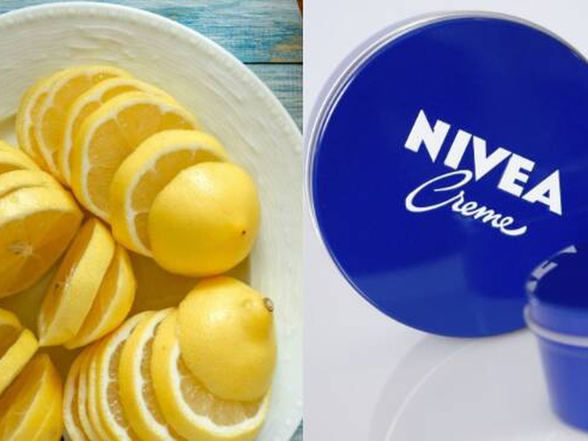 Foto: Un método casero muy efectivo pasa por la mezcla de un limón y un poco de crema Nivea