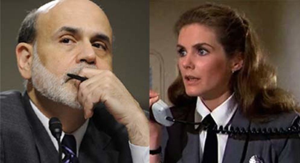 Foto: Einhorn "¿Alguien más ha notado el pequeño parecido entre Julia Hagerty y Ben Bernanke?"