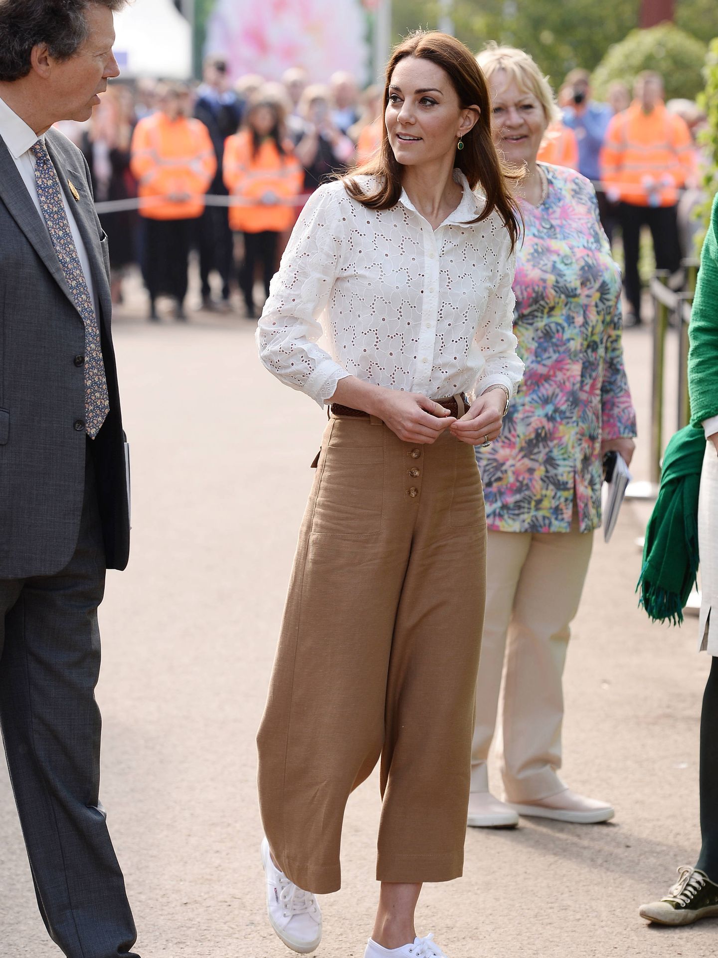 Kate Middleton, en el Chelsea Flower Show 2019. (Getty)
