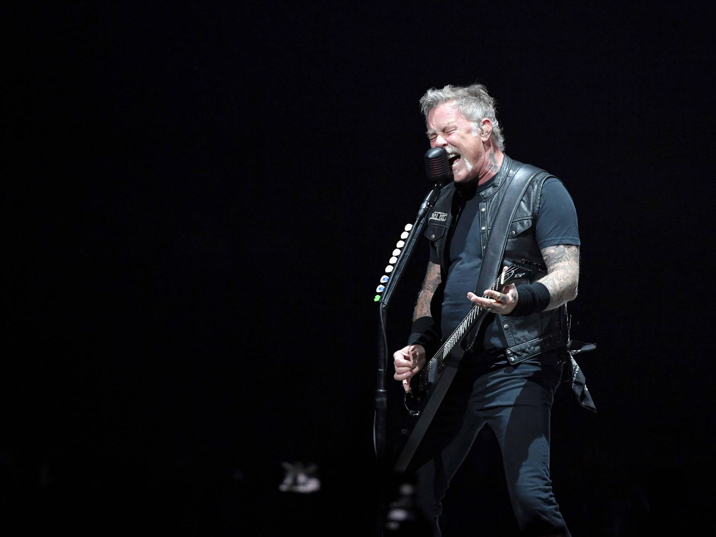Metallica, en un concierto. (Getty)