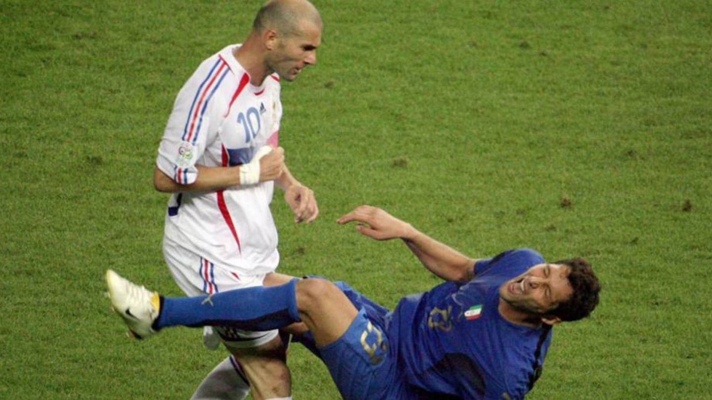 El cabezazo de Zidane a Materazzi en la final del Mundial de 2006.