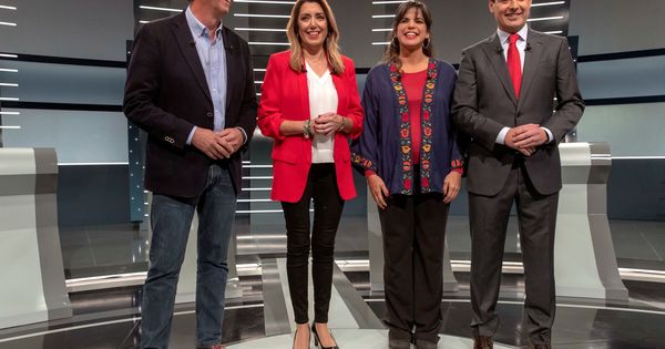 Foto: Candidatos elecciones andalucÍa en debate electoral