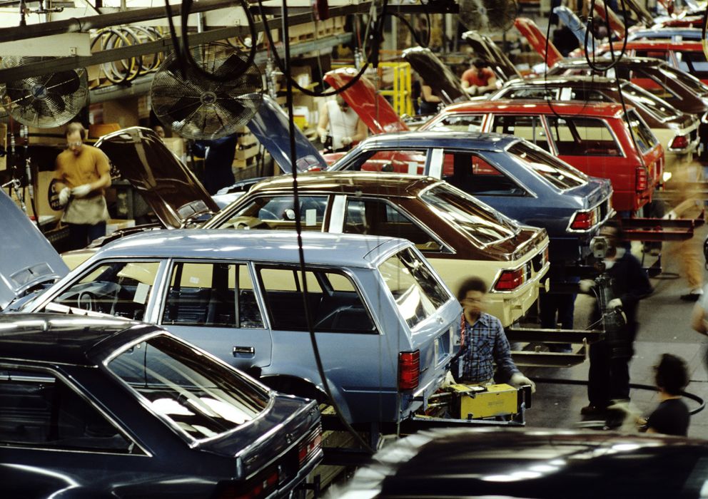 Foto: Hamper trabajó en la cadena de ensamblaje de automóviles durante los años ochenta. (Corbis)