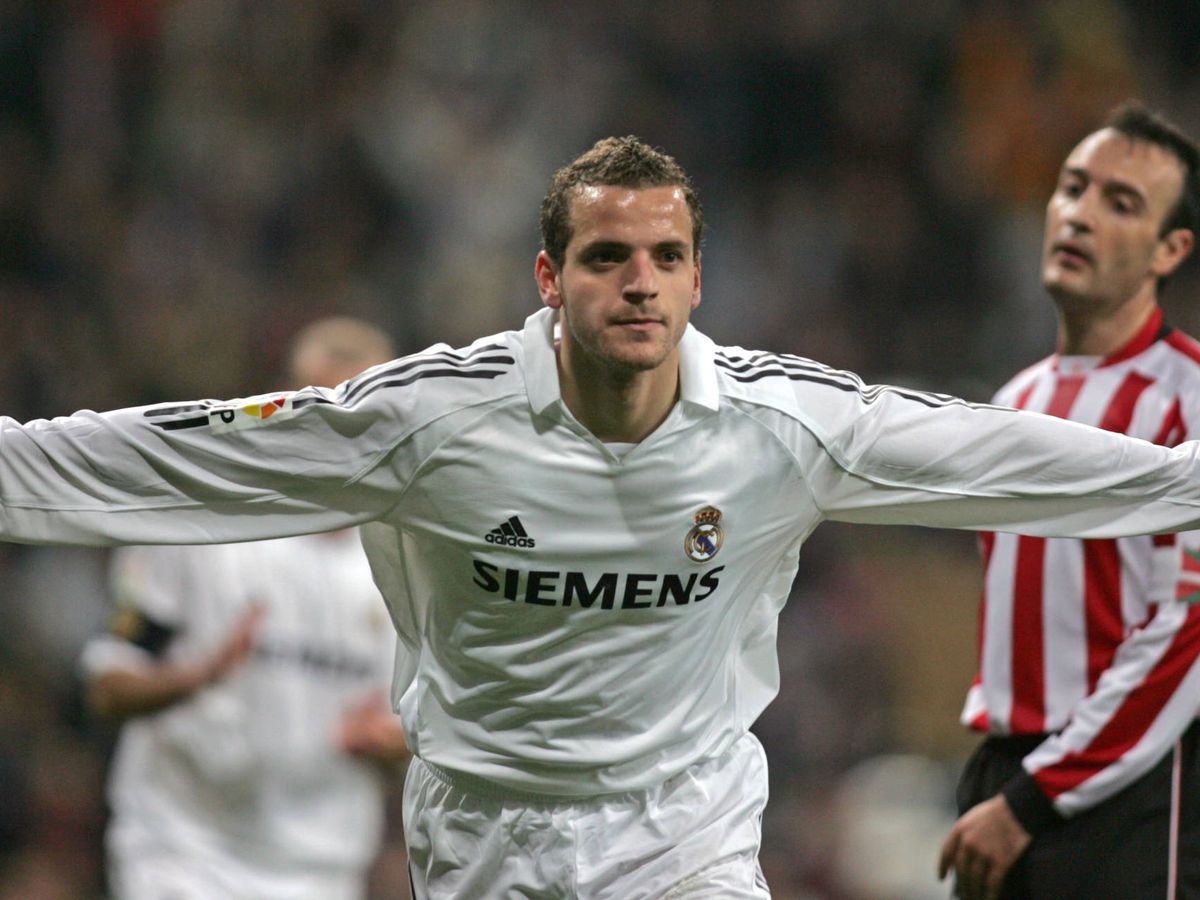 Foto: Roberto Soldado celebra un gol en un partido con el Real Madrid en 2006. (EFE)