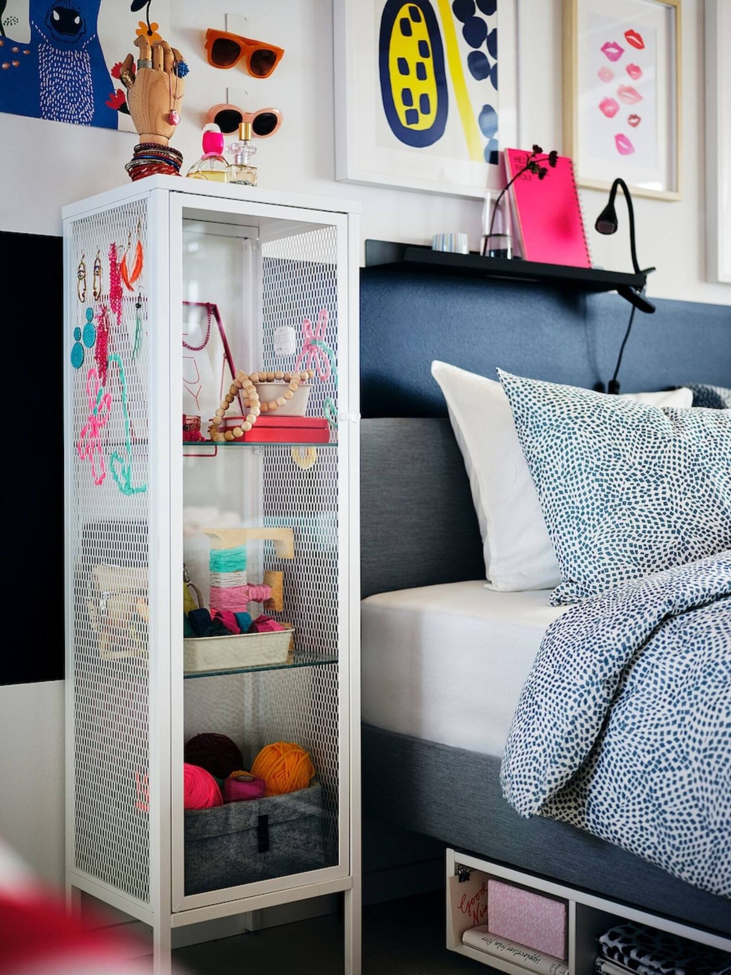 La vitrina de Ikea, el mueble ideal para una casa elegante y ordenada. (Cortesía)