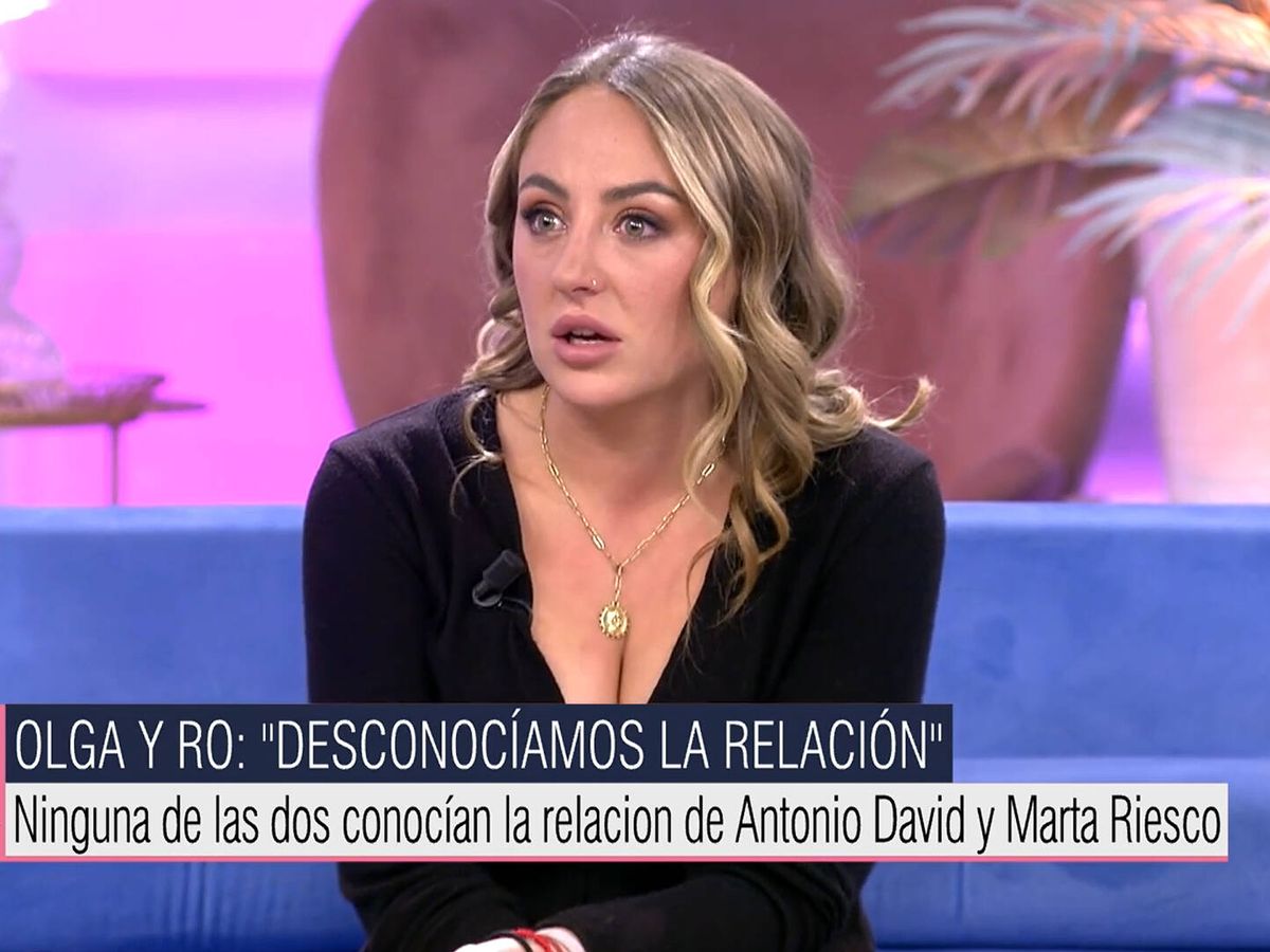 Foto: Rocío Flores, en 'El programa de Ana Rosa'. (Mediaset)