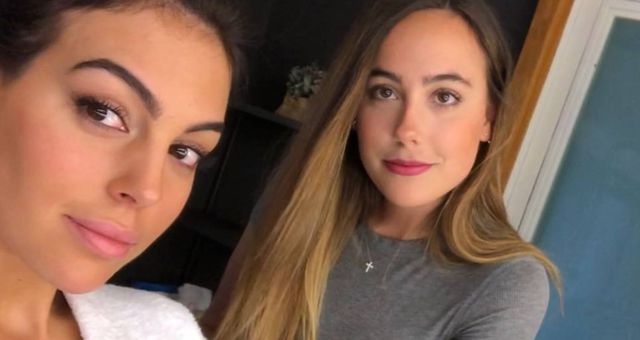 Georgina Rodríguez, con su hermana Ivana en redes sociales. (Instagram @ivana_rh)