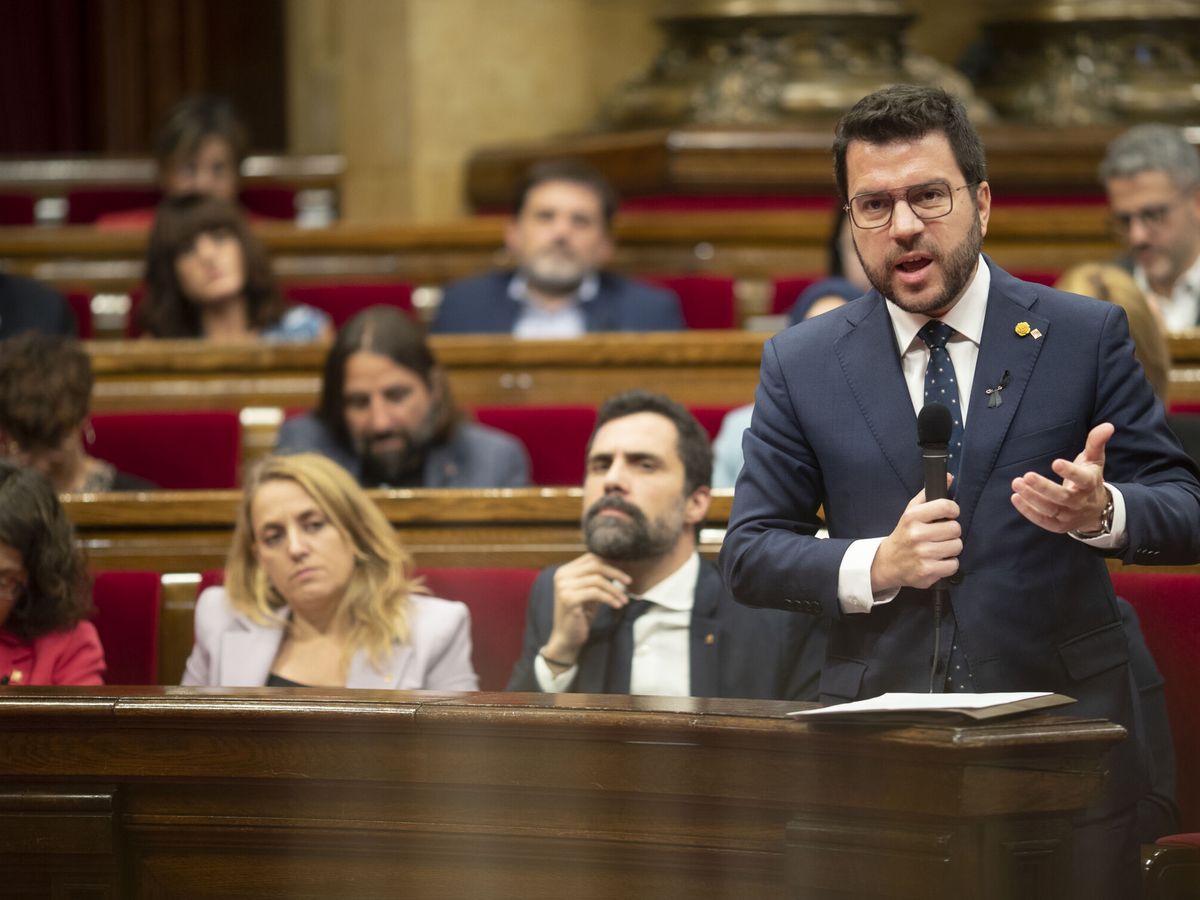 Foto: El presidente de la Generaliat, Pere Aragonès. (EFE/Marta Pérez)