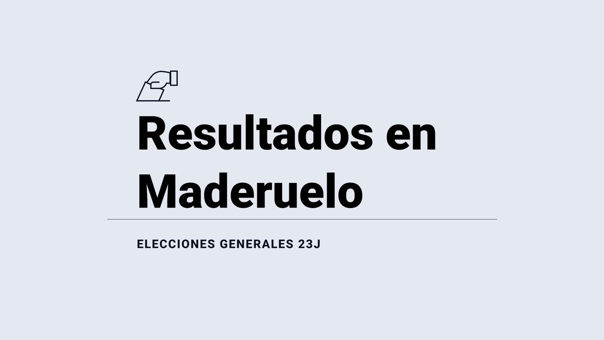 Votos, escaños, escrutinio y ganador en Maderuelo: resultados de las elecciones generales del 23 de julio del 2023